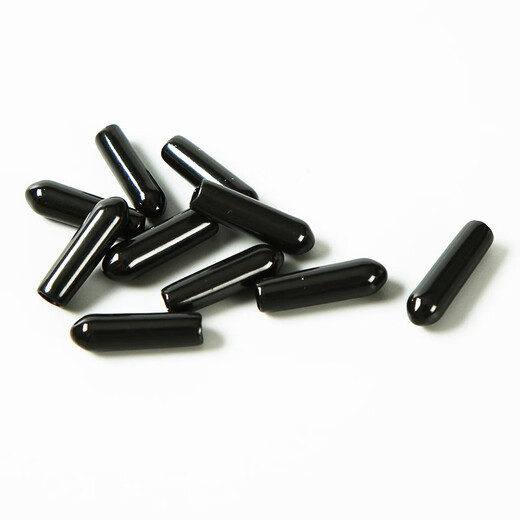 Factory batch protective cover rubber protective cap threaded protective cover wine pourer wine spout small black cap rubber sleeve wow red