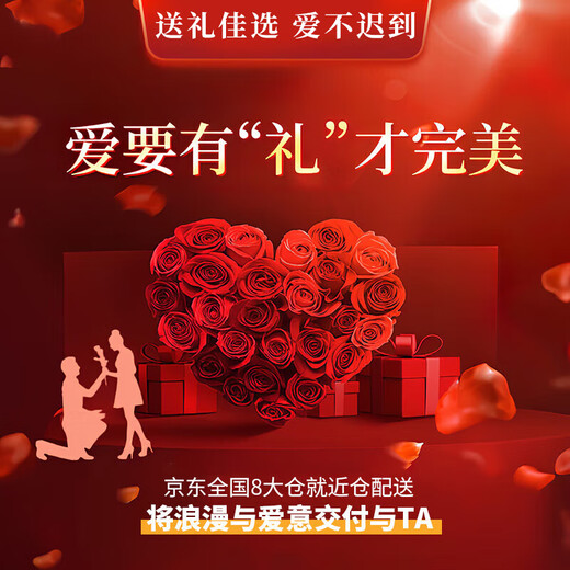 Lao Fengxiang Light Luxury One Carat Moissanite Necklace for Women 2025 New Sterling Silver Wisteria Pendant Birthday Gift for Girlfriend Upgraded Rose Gift Box *Gift to Wife and Best Friend on Anniversary of Confession of Love