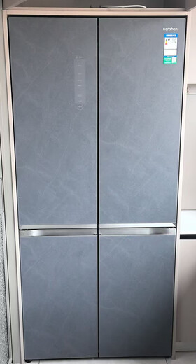 Ronshen sample machine 506WKK1FPGZA cross four-door glass panel IDP dual-purification active sterilization energy-saving odor-free refrigerator quality tail goods Mo Yunyan