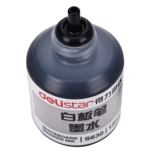 Deli S630 whiteboard pen ink (black) 1 bottle