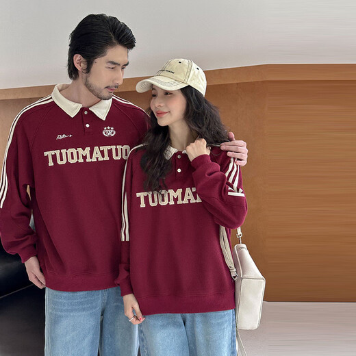 G.duck little yellow duck children's clothing parent-child clothing sweatshirt spring and autumn suit for a family of three or four, mother and daughter clothing for taking family photos Embroidery Academy polo 165 S