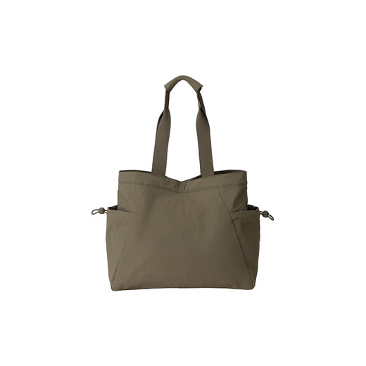 Bolsa de bolsas de Muji (Muji) que se puede quitar y no tocar fácilmente dentro de la bolsa de la bolsa Bolso de hombro Bolsa de yoga Camina de yoga Longitud marrón 41.5* Ancho 14.5* Altura 33cm 16L