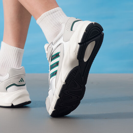 
Adidas casual shoes men's shoes 2025 autumn new sports shoes Crazychaos dad shoes shock-absorbing running shoes FX9105 JS4839 bright white/forest green 40