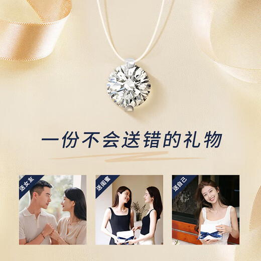 DR. DARLING Mermaid's Tears Moissanite Diamond 925 Silver Necklace for Women 2025 New Light Luxurious Clavicle Chain Birthday Gift for Girlfriend Moissanite Diamond Necklace-1 Carat SF Express, Engraving