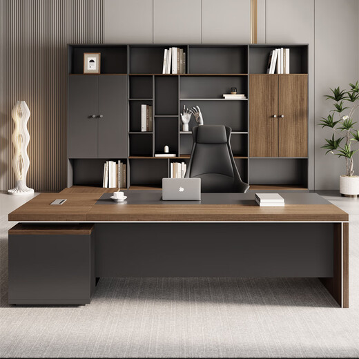 Semphia boss desk leader executive desk manager supervisor desk and chair office single large table 1.8 meters boss table