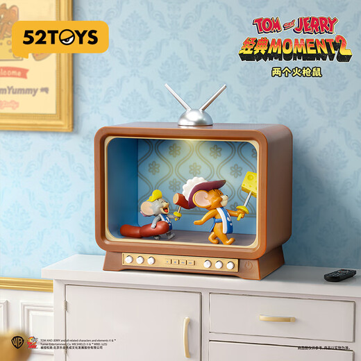 52TOYS TOM and JERRY classic MOMENT 2 series blind box figures trendy toy ornaments single blind box (randomly sent, no designation accepted)
