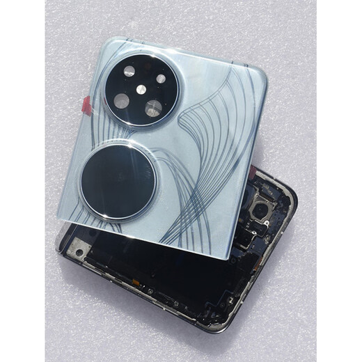 SS adapts to the original Huawei P50pocket back cover mobile phone back cover 2nd generation folding treasure box back shell small screen shell screen accessories p50pocket gilt lower cover shell