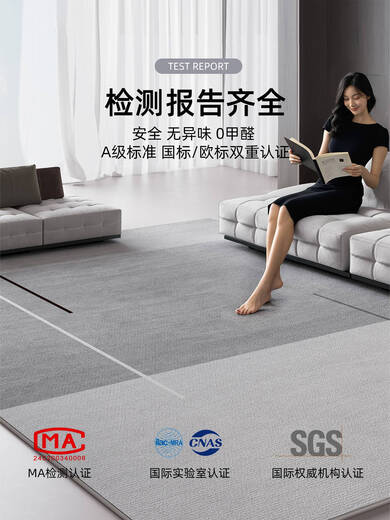 Yonghuan Living Room Carpet 2025 new style free washing and erasable bedroom sofa household light luxury floor mats large area full shop 140cm*200cm upgraded model 14066
