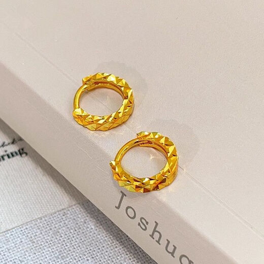 KZD Old Phoenix Starry Gypsophila Earrings Earrings Solid Ring Fashion Personality Simple Gift Giving Starry Gypsophila Earrings 1.68g