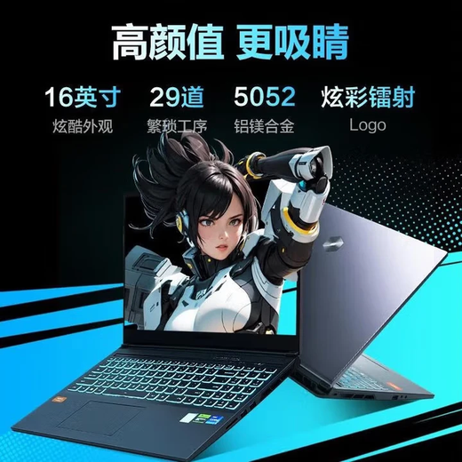 Mechanical Revolution Aurora 15/Quesi G16Pro Laptop Gaming Laptop Gaming Laptop Thin and Light Student Portable Air Gaming Laptop Design Morning Online Class 4060 Aurora 15 i5-12450HX/RTX4050 16GB Memory + 512GB Solid State Display Prototype | Store Warranty Two Years