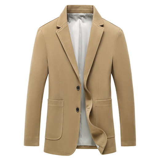 BOSS Casual Suit Jacket Men's Spring and Autumn High-end Brand Brushed Men's Suit Single-piece Top Single Suit No-Iron Black XL 180