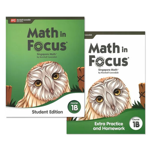 新加坡数学Math in Focus新版678年级初中数学教材原版进口MC出版 Course 1B 练习册六年级下册