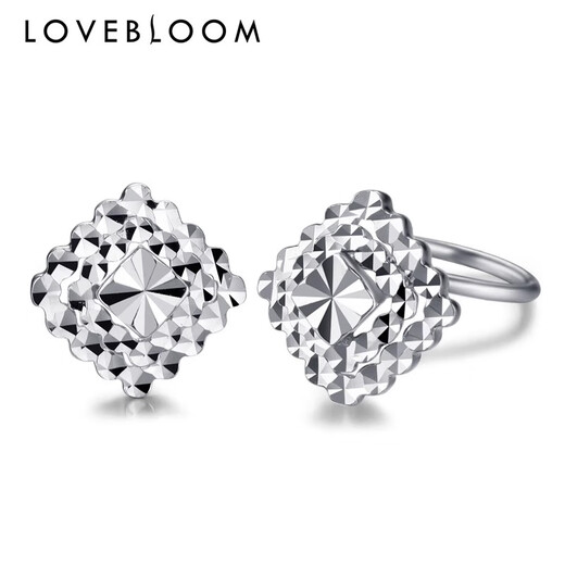 Blooming Love Platinum Earrings PT950 Women's Platinum Earrings Diamond Earrings PT999 Perkin Earrings Gold Earrings Earrings Earrings Earrings Earring Sticks Engraving Contact Customer Service Single Shot Not Delivered