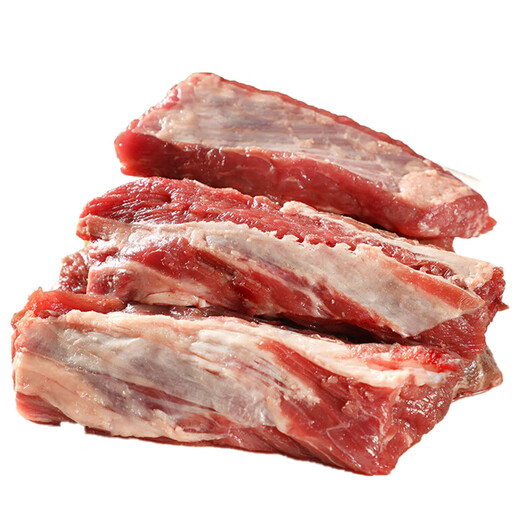 ZOOLII Australian Grain Fed Beef Ribs 3Jin Jin entspricht 0,5 kg knochenlosen Beef Ribs, Barbecue gedünstet, geschmort, Zutaten: frisches Rindfleisch
