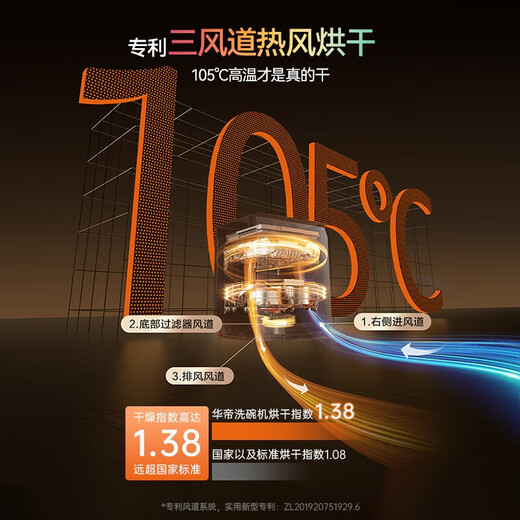 VATTI 20+2 sets of household dishwashers embedded Gemini variable frequency full range washing Ai intelligent launch first-class water effect AG glass panel D3000Max exclusive version blockbuster new product iD3000Max exclusive version