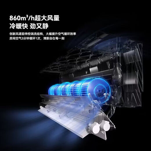 Hongmeng Smart Selection Aire acondicionado inteligente MEIPONT 1,5 HP colgado Ojo del dios del viento Súper eficiencia energética de primera clase AI sentido humano Conversión de frecuencia de refrigeración y calefacción Huawei Smart Selection Subsidio nacional MAC35V1P80HR