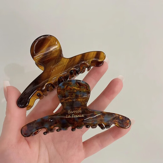 NIANFIN Korean temperament acetic acid hairpin back head grabber large hair grab high-end shark clip medium hairpin hair accessories for women