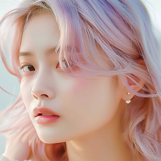 Idel 999 silver earrings, light luxury and high-end, mini small Xiangyun Ruyi back-hanging earrings for women, pierced earrings E4090 Xiangyun silver earrings, gift box + greeting card + certificate