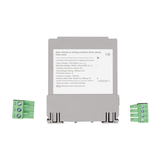 Shanghai Overtime Abj22W three-phase four-wire AC voltage phase sequence protection frequency conversion instruction manual 1500V screw connection (S type) 22W three-phase three-wire no overvoltage or undervoltage