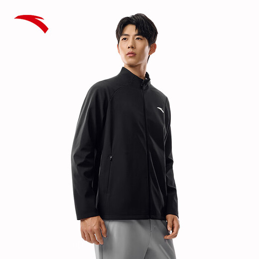 ANTA Outlet Executive Jacket Plush Jacket Men's Winter Business Commuting Stand Collar Casual Jacket