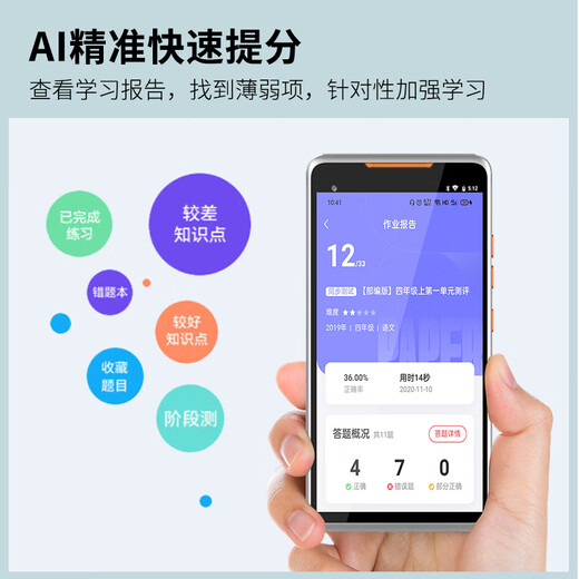 Hao Ji Xing 6-inch pocket learning machine 128G repeater listening treasure Walkman English learning word memorization synchronization all subjects from primary school to high school universal artifact