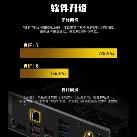 MSI B850MPOWER overclocking motherboard supports CPU AMD 9700X/9800X3D/9950X3D/9500F (AMD B850/AM5 interface)