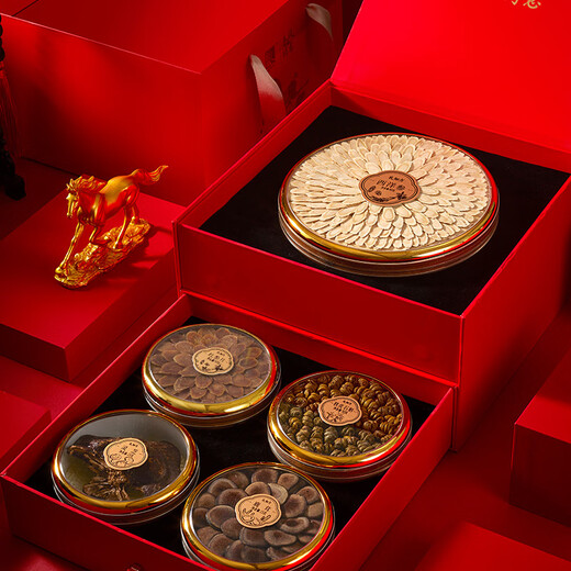 Li Zhi Fang Chunfeng Deyi Ginseng Antler Five Pieces 210g is a gift for leaders in the Year of the Horse limited high-end nourishing holiday gift box