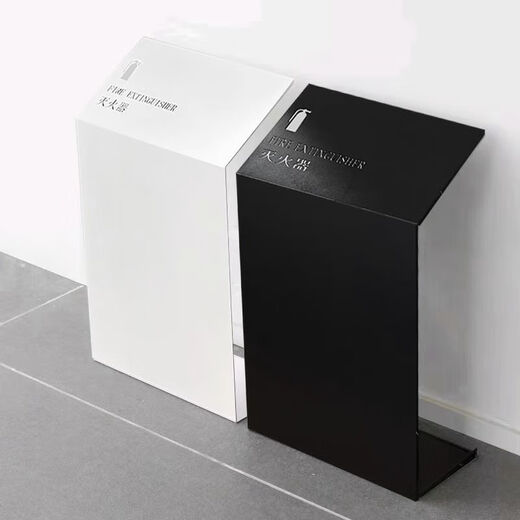 Tuoxin Fire Extinguisher Decorative Box Covers Shop Placement Stainless Steel Hotel Storage 2 Box Cover Shopping Mall Placement Rack White Hollow Metal Thickening