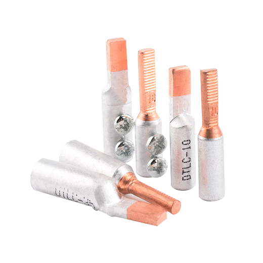 Zejie C45 air-opening circuit breaker electric meter special copper-aluminum connector transition connection aluminum wire nose pin terminal block air-opening copper-aluminum pin crimping type DTLC-25 No Specifications