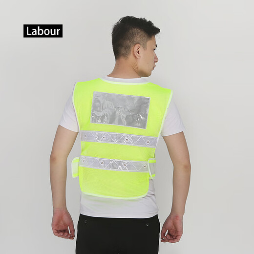 LED light reflective vest vest flash construction safety clothing reflective clothing night riding high speed warning reflective clothing flash light fishnet vest
