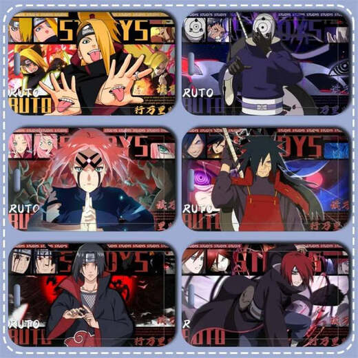 
Naruto Sasuke Ha Fengmura Gate High-Precision Student ID Card Case School Card Bus Card Meal Card with Lanyard Brand M12154 Tobirama Card Case + White Bracelet