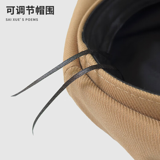 Xue Qianman hat women's autumn and winter high-end Korean style octagonal hat fashionable peaked cap versatile beret small warm hat showing face