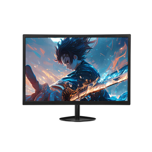 JD Logistics 24-Zoll-HD-IPS-Monitor, Computer-Display, LCD-Bildschirm, Büro, Spiel, Zuhause, kleiner Bildschirm, Erweiterung, externer sekundärer Bildschirm, Wandaufhängung, kostenlos HDMI + VGA, 22 Zoll, gerader Bildschirm, Mikrorand, Schwarz, 1920 x 1080