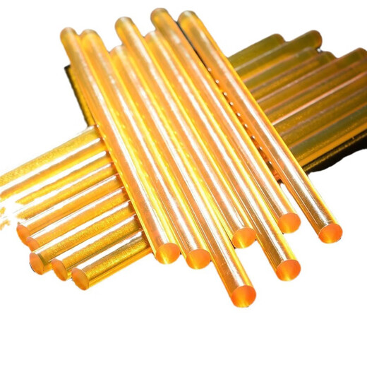 Automotive sheet metal dent repair tool, special for pulling, non-marking, high-viscosity hot-melt glue stick, glue strip to absorb dents, high-viscosity yellow, transparent, 10 sticks, 7*270mm