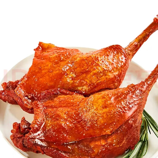Blue Forgot slow-braised duck legs 150g/pack Halal food braised vegetables cooked snacks ready-to-eat duck ingredients duck goods Sauce-flavored large duck legs 150g/1 pack