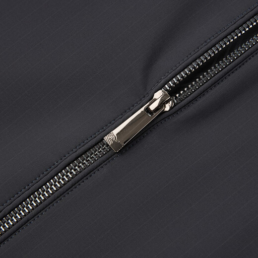 Qipai Business Stand Collar Jacket Men's Autumn New Jacket Fashion Trendy Jacket Navy L