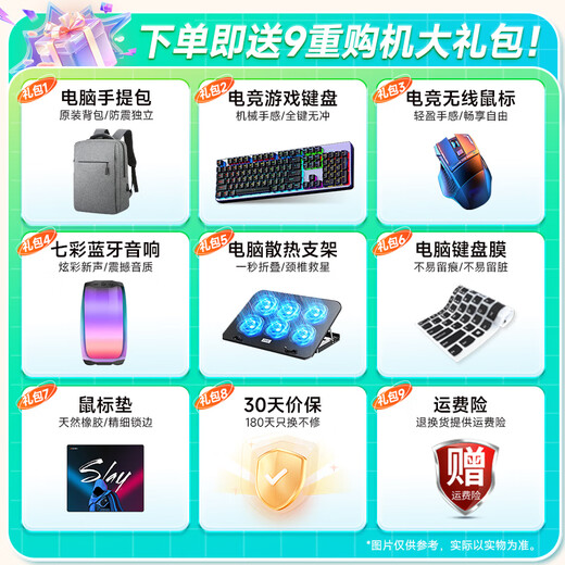 LGHO Rescue Series Subsidio del 20% 2025 Nueva computadora portátil Core i7 / i9 Computadora portátil para juegos con gráficos independientes Diseño y programación para estudiantes universitarios Negocios Computadora portátil de oficina delgada y liviana de alto rendimiento Serie Rescue / Nivel Core i9 + Computadora portátil para juegos con gráficos independientes 6G Memoria de funcionamiento 32G + Estado sólido ultrarrápido de 1 TB