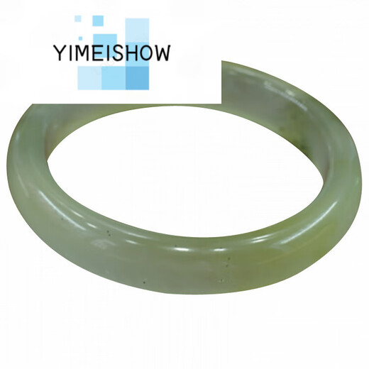 YimeisHOW YimeishoWire quality Xiuyu ice bracelet flat strip jade bracelet ice material clean version jade bracelet bright flat mouth female hand na15054mm