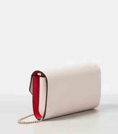 Lou Boting light luxury women's LOUBI54 chain leather clutch mulloured one size