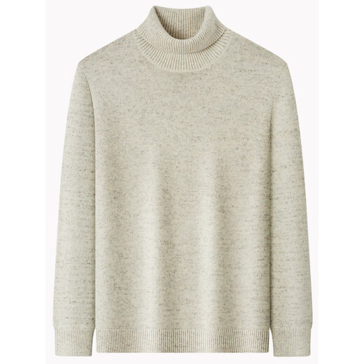 Denton Hepburn 2026 autumn and winter new pure wool sweater men's casual business sweater thickened fashionable warm plush sweater Pine Green M