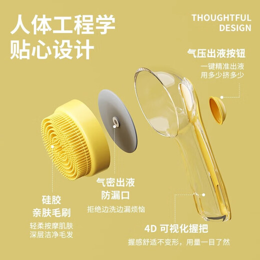 Pet and dog bathing brush, cat bathing artifact, essential dog washing supplies, a complete collection of Bichon Frize-specific bathing and combing tools, dog bathing brush-green-1 piece, no Specifications