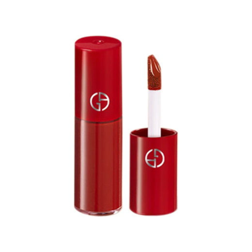Armani red tube velvet lip glaze medium sample 3ml matte 206 clay red brown whitening and complexion Christmas gift
