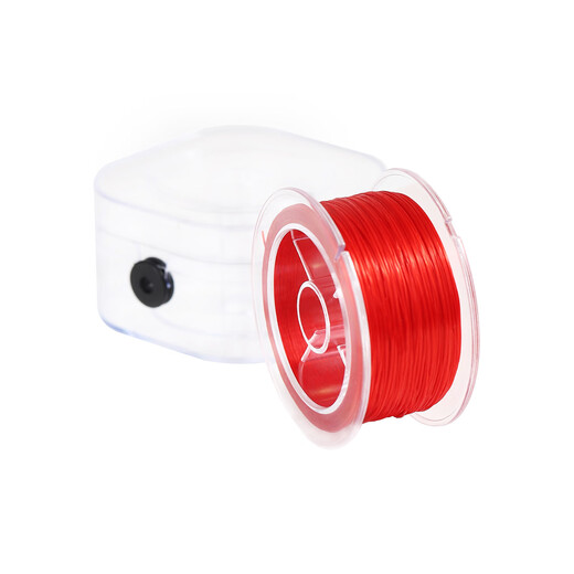 Bracelet elastic cord 0.8mm Wenwan bracelet beaded rope diy handmade special crystal cowhide elastic cord grass green jade special 100 meters 0.8mm