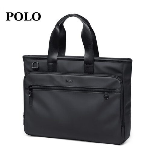 POLO business briefcase men's multifunctional handbag 14/15.6 inch computer bag business trip meeting bag file bag
