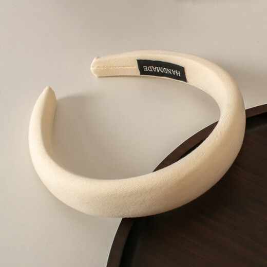 Qiao丂 High-ceiling sponge headbands, 3 packs, wide-brimmed, face-washing headbands for broken hair, simple and versatile headwear for women when going out