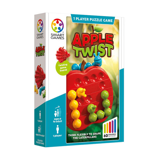 Smart Games Caterpillar Eats an Apple Children's Educational Board Game Creative Variety of Educational Puzzles Birthday Gift 5 Years Old+