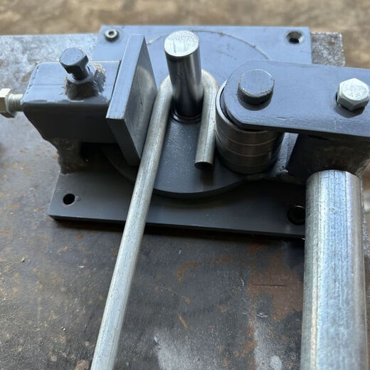 MiHone (MIEHONE) small manual steel bar bending machine construction threaded steel bar bending machine hoop bending machine flat iron bending hand plate construction site effort-saving king thickened Duluo shaft center column with bearing protection sleeve