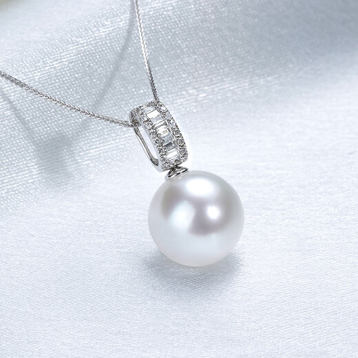 GiO jewelry GUILD Venus Australian white pearl necklace 18K gold pendant high-end GUILD Venus 12-13mm 18K gold