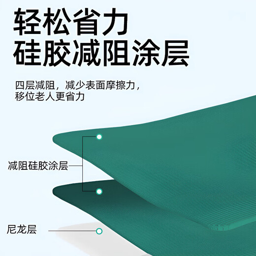 Universal Lucylee Japanese Bedridden desplazamiento de ancianos tela deslizante de tela deslizante a largo plazo Gire a pacientes paralizados con muchas almohadillas deslizantes actualizadas 13575 cm [Altura recomendada 175180]