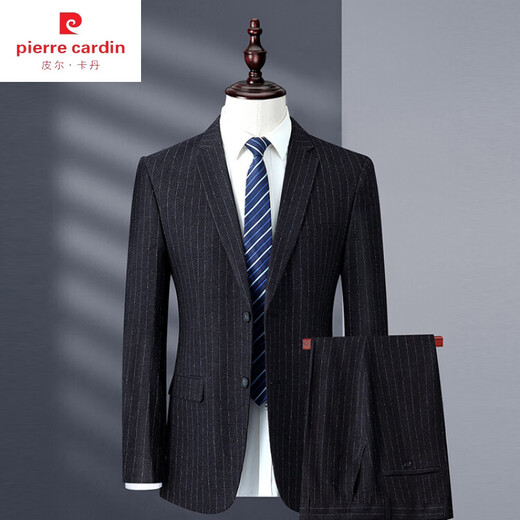 Pierre Cardin Suit Men's Business Men's Wedding Groom Groomsmen Dress Suit Suit Casual Suit Suit Dark Gray M 170